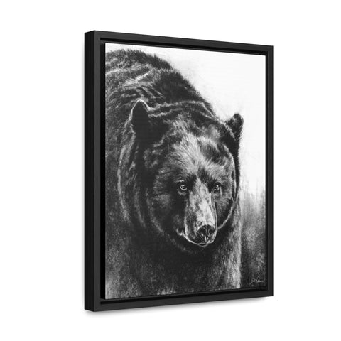 "Black Bear" Gallery Wrapped/Framed Canvas