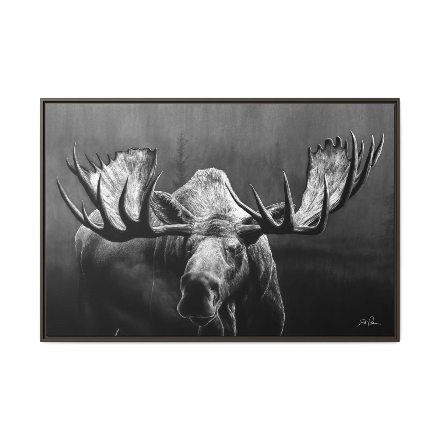"Wide Load" Framed Canvas