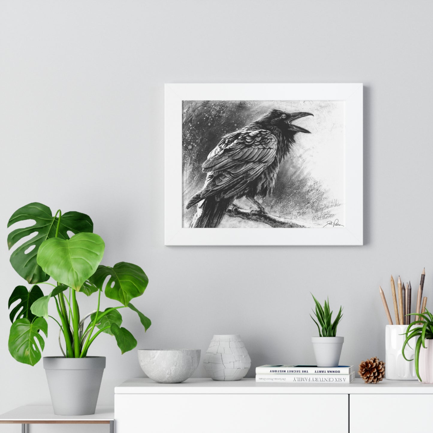 "Raven" Framed Paper Print