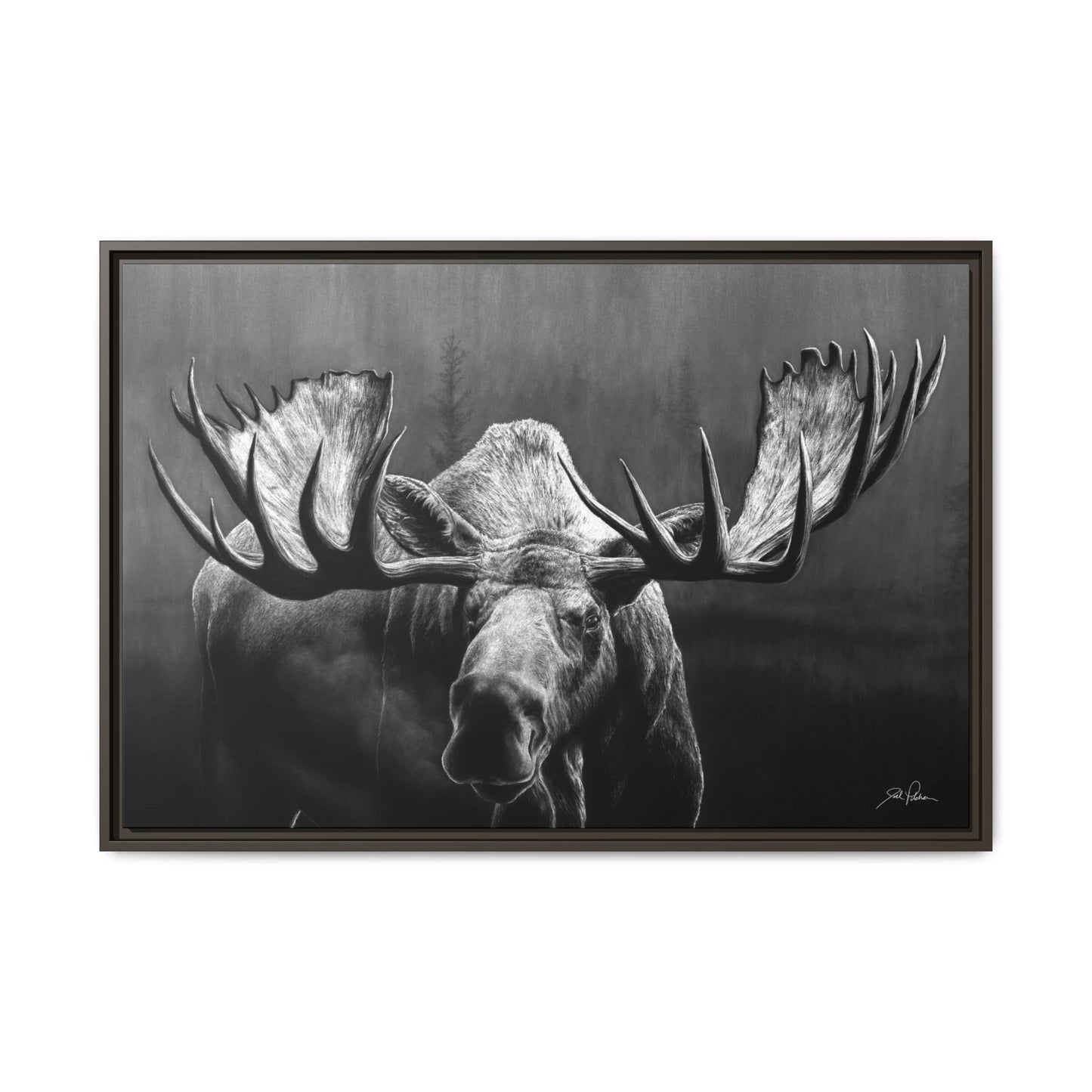 "Wide Load" Framed Canvas