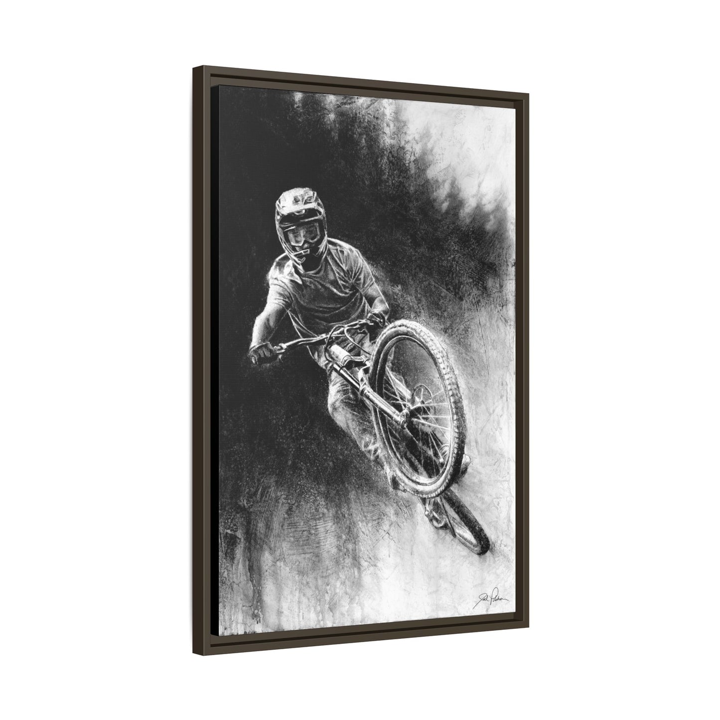 "Mountain Air" Framed Canvas