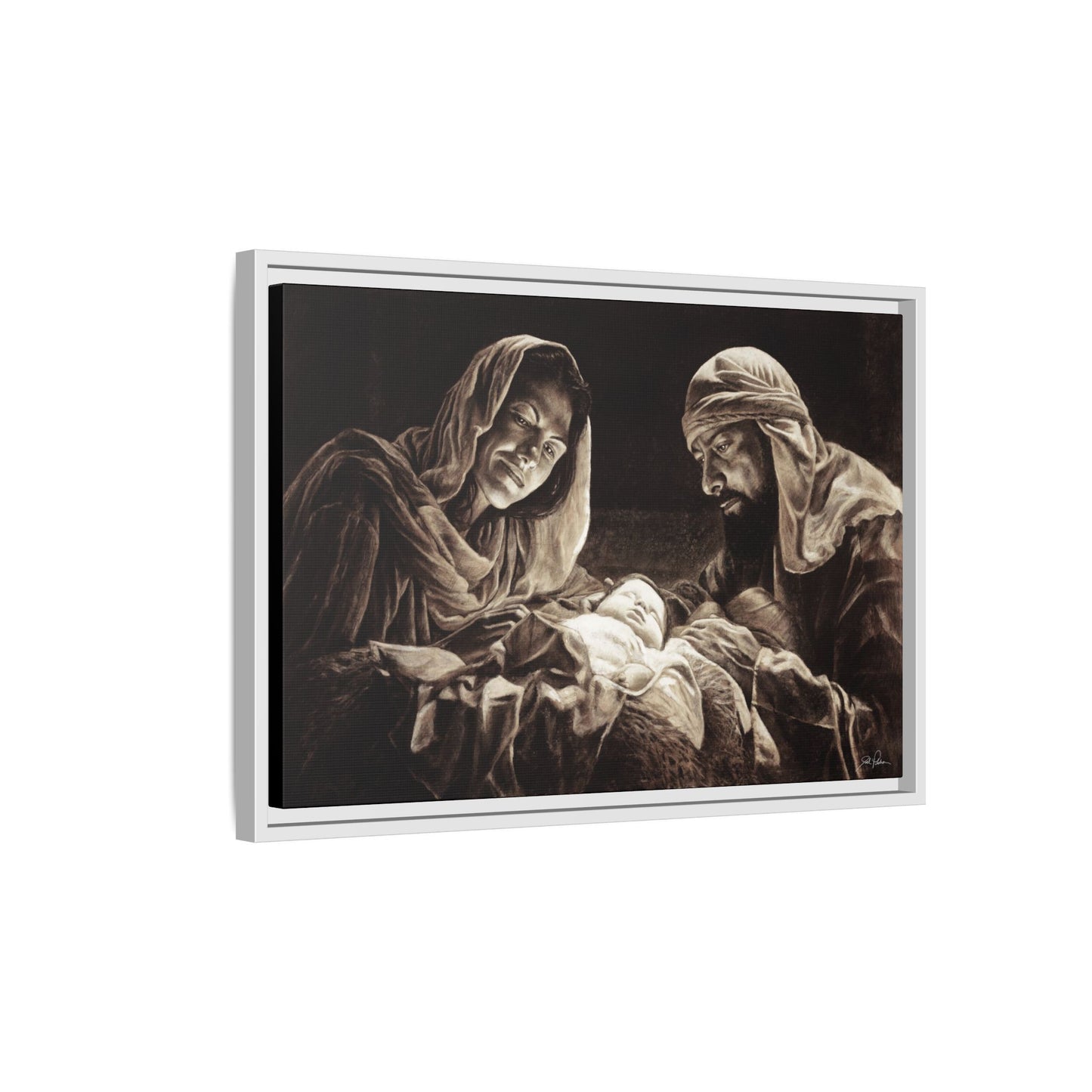 "Light of the World" Framed Canvas