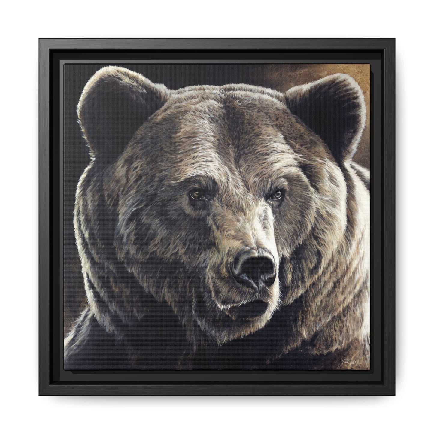 "Kodiak" Framed Canvas