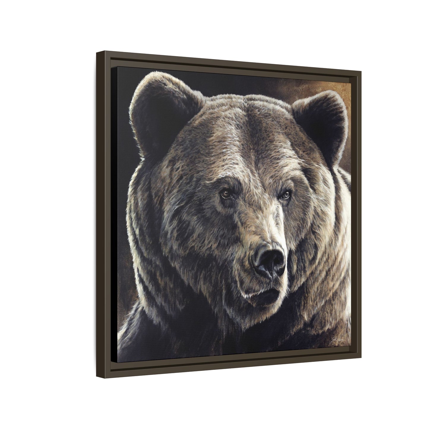 "Kodiak" Framed Canvas