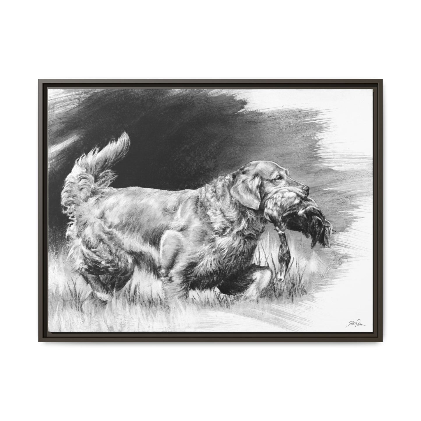 "Good Dog" Framed Canvas