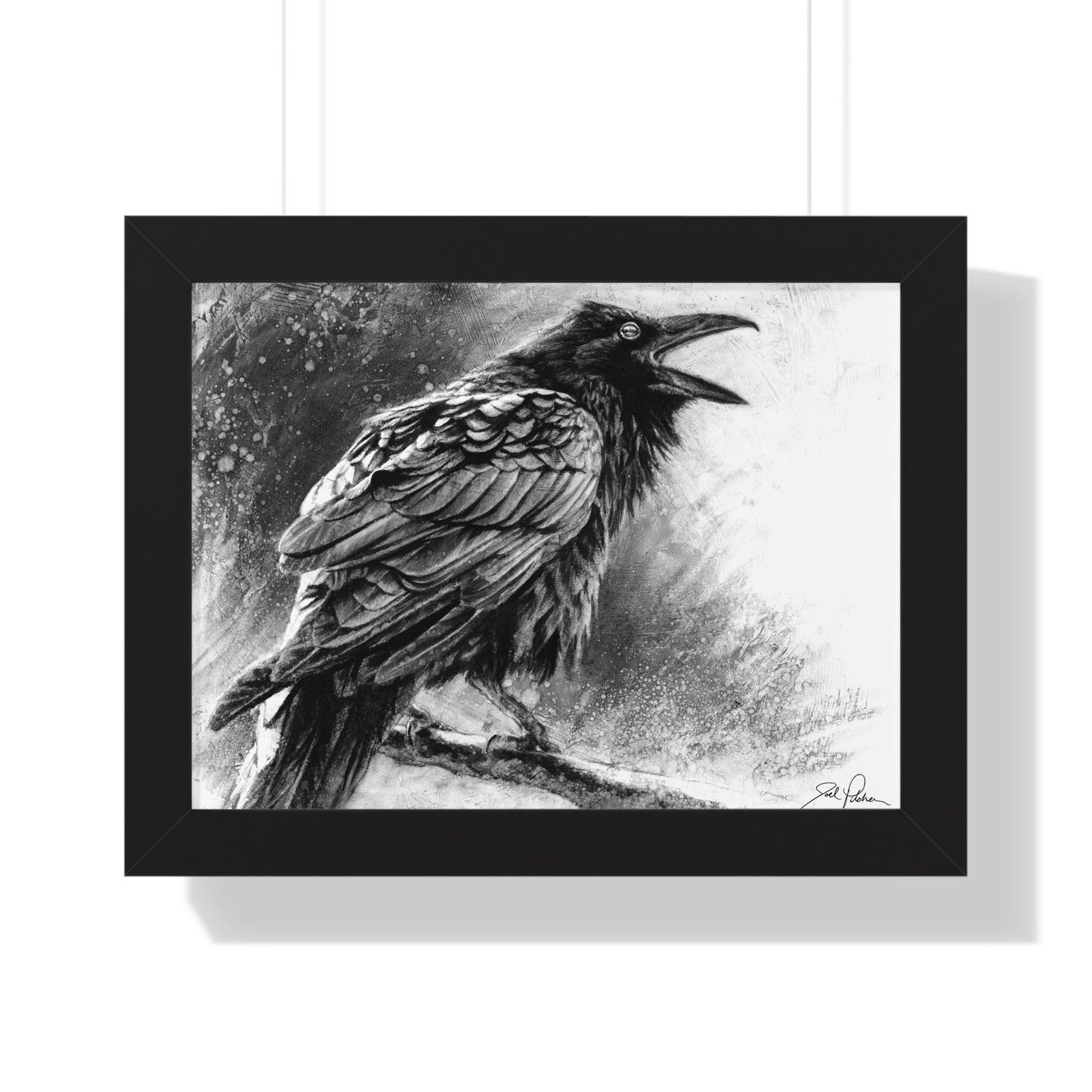 "Raven" Framed Paper Print