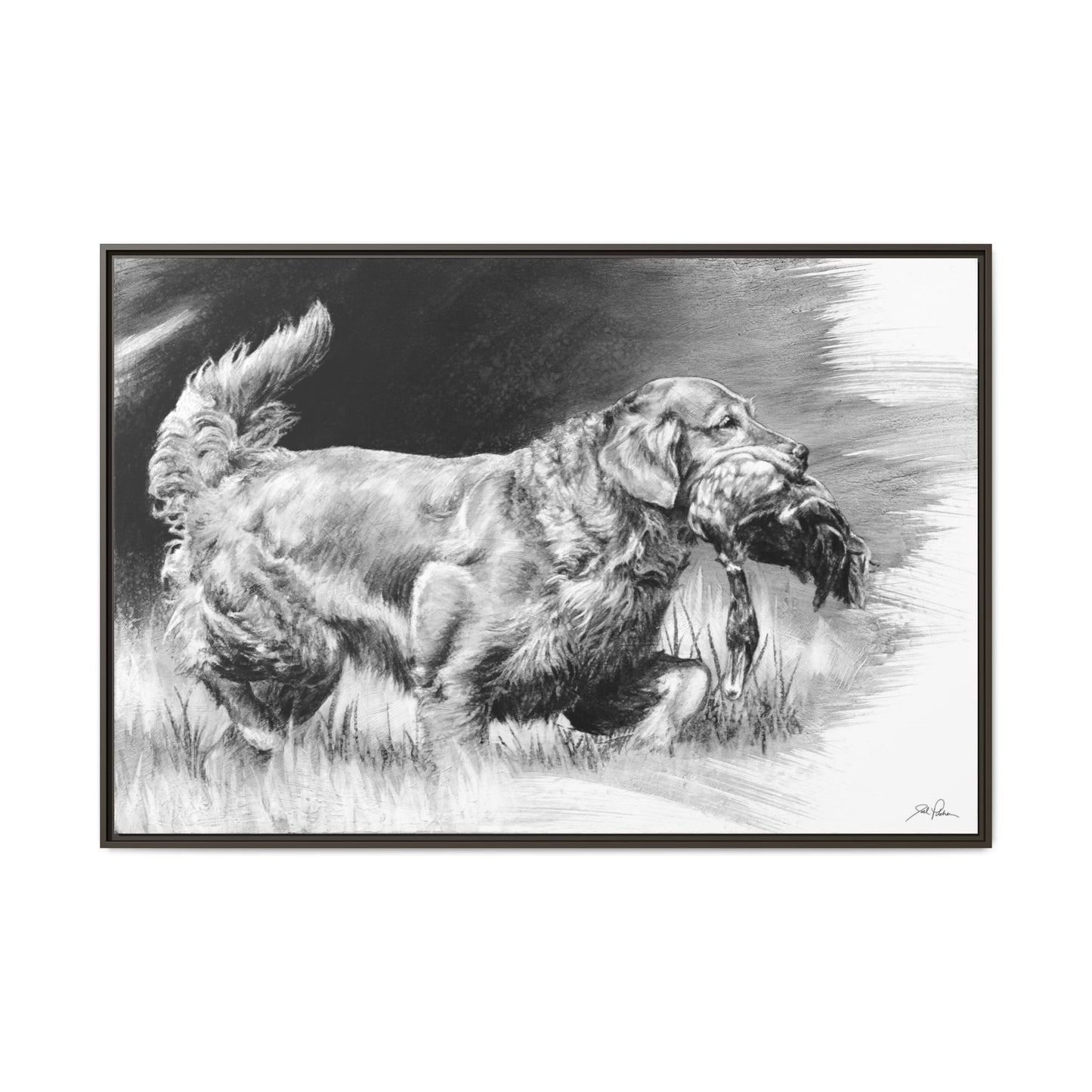 "Good Dog" Framed Canvas
