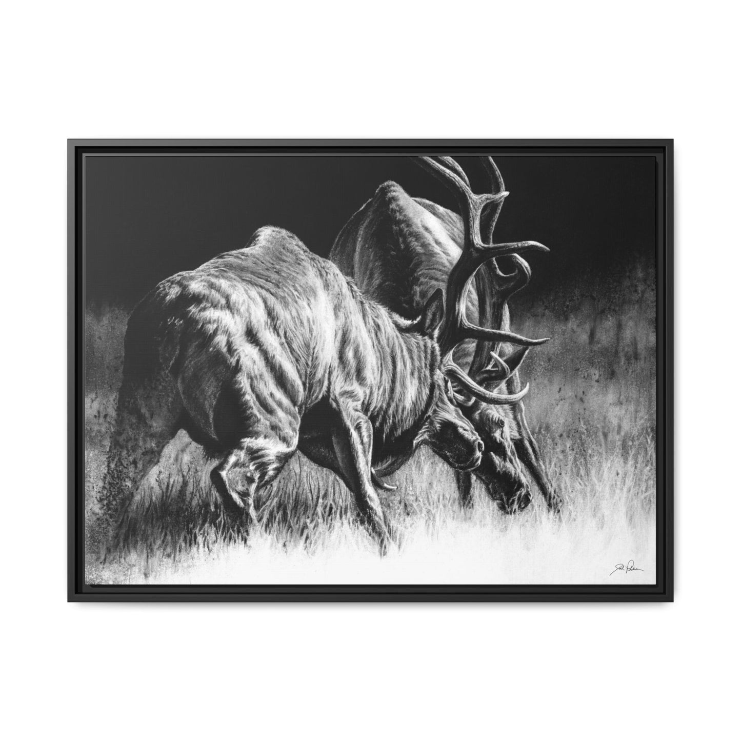 "Winner Takes All" Framed Canvas