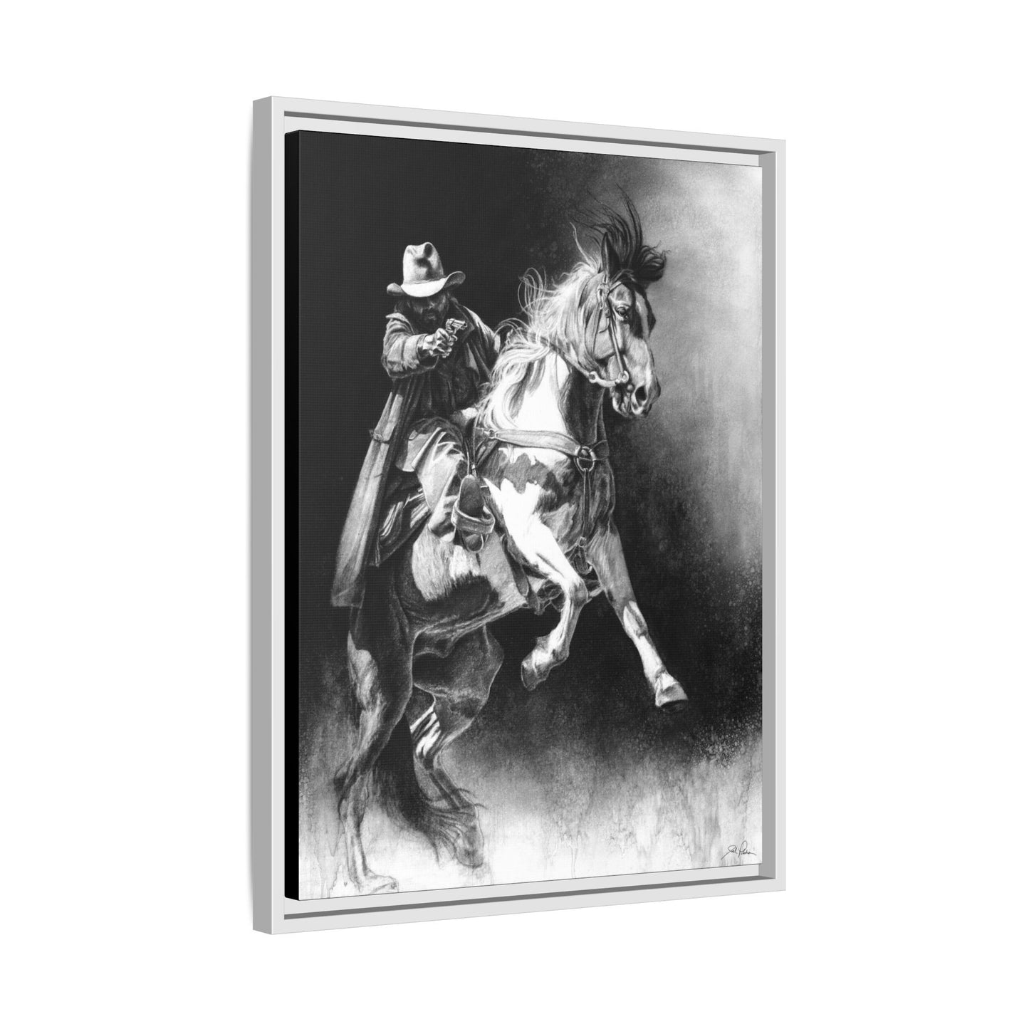 "Rough Rider" Framed Canvas