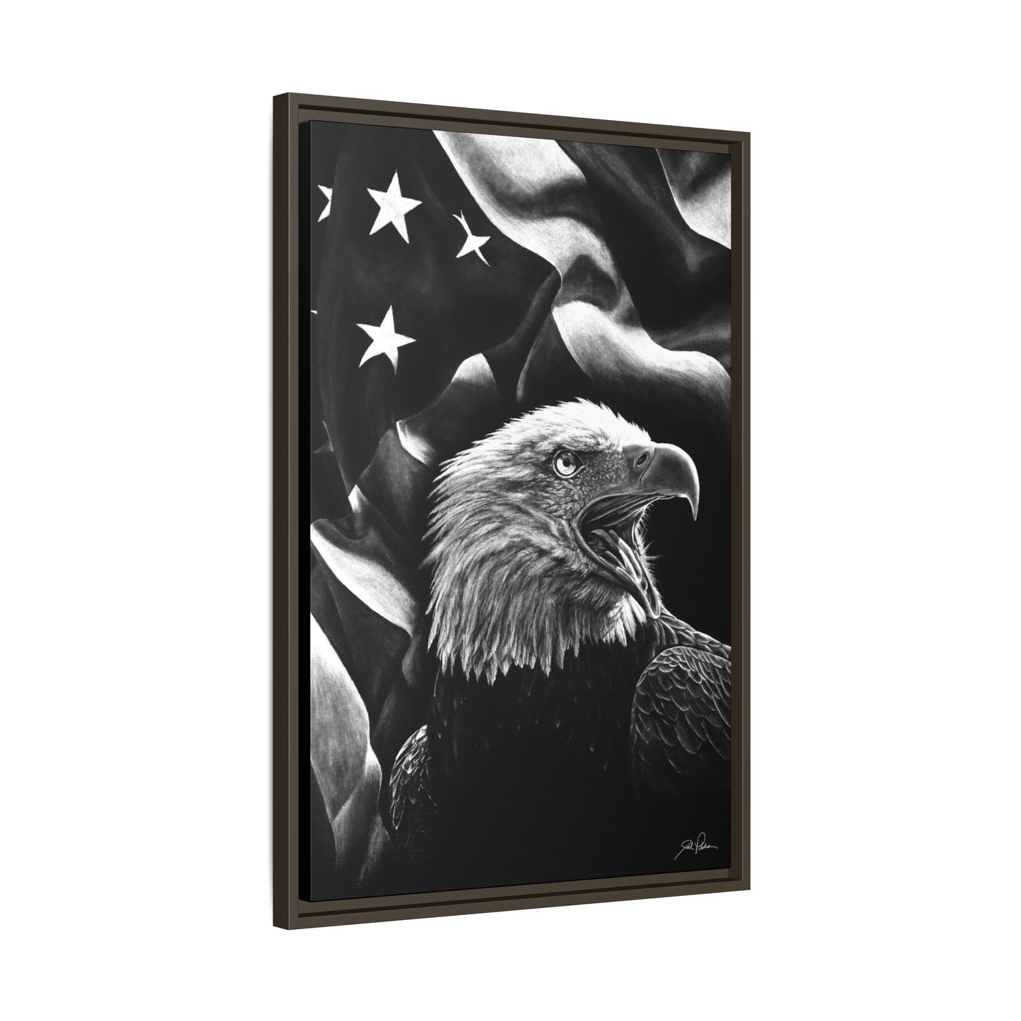 "American Eagle" Framed Canvas