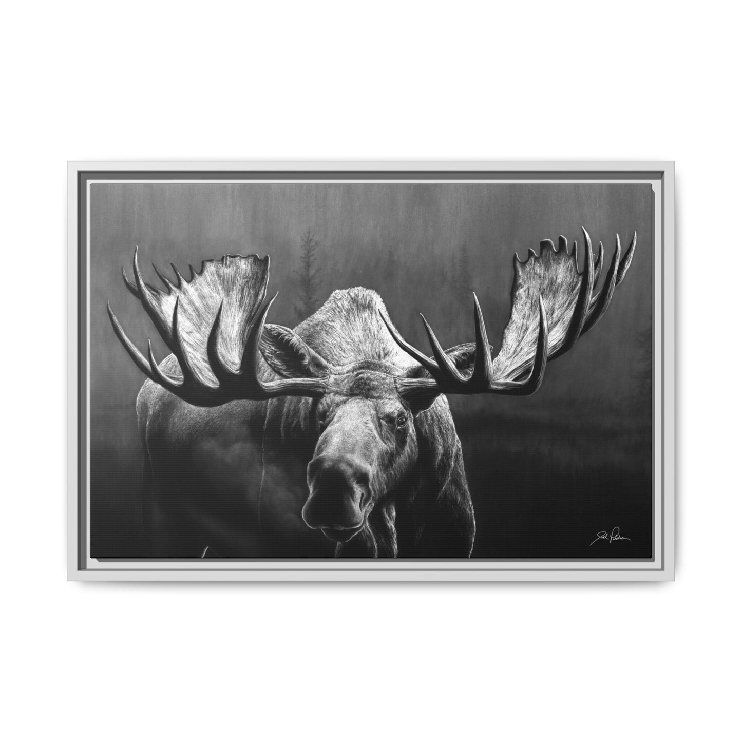 "Wide Load" Framed Canvas