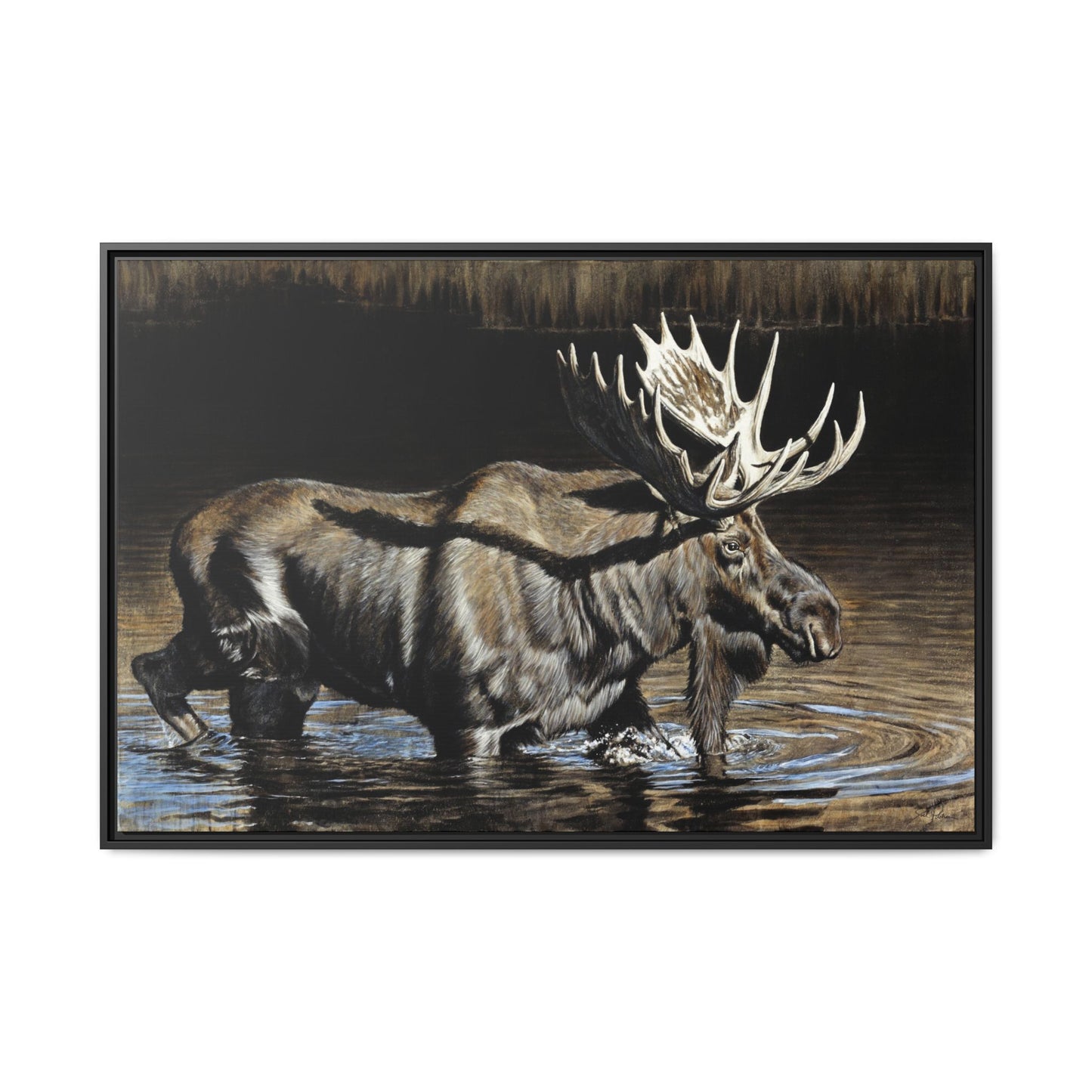 "Big Dipper" Framed Canvas
