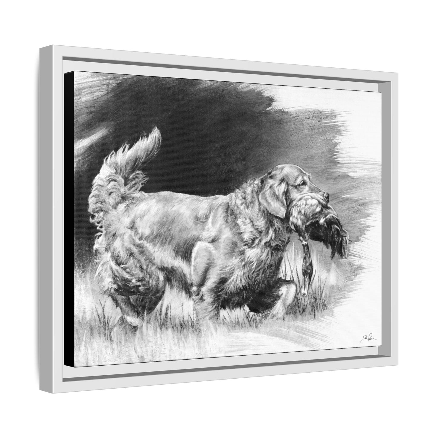 "Good Dog" Framed Canvas