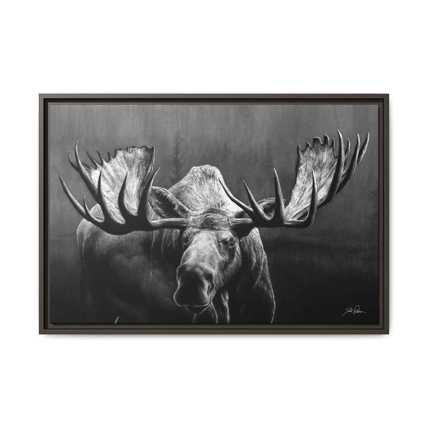 "Wide Load" Framed Canvas