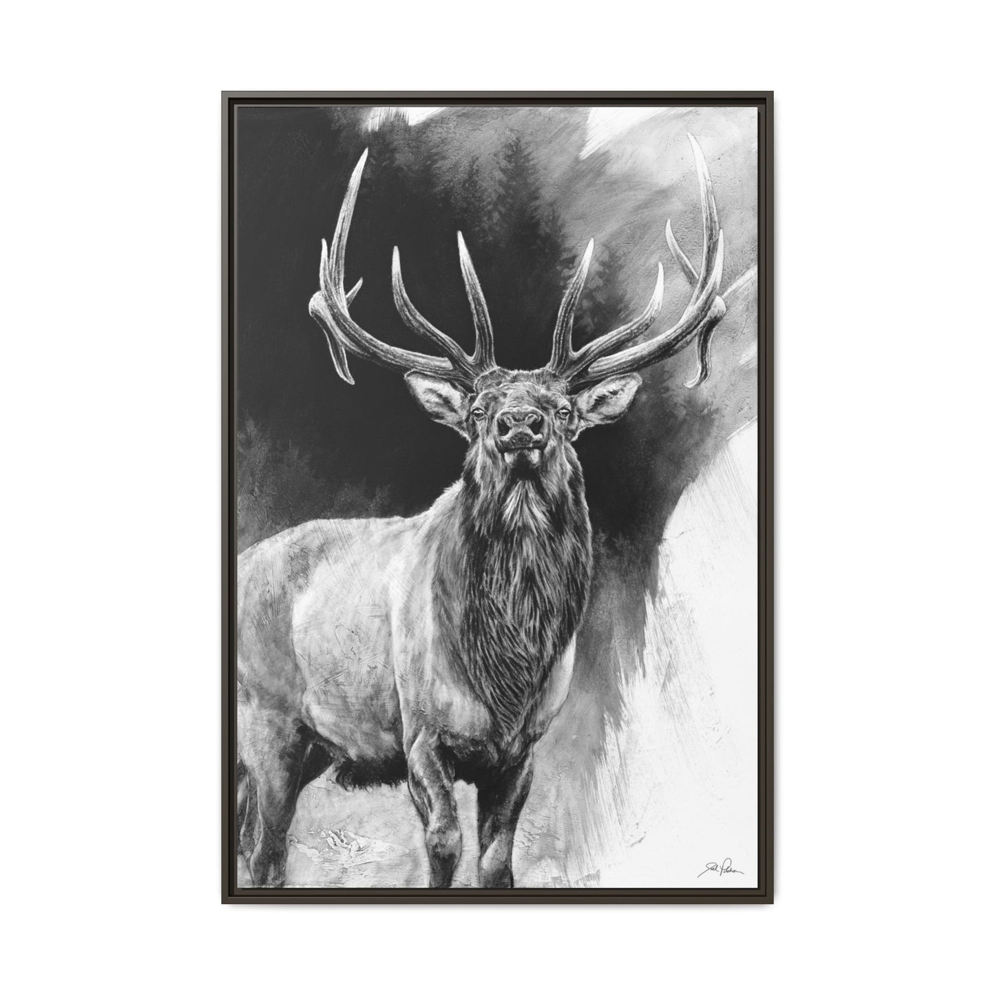 "Standing Tall" Framed Canvas