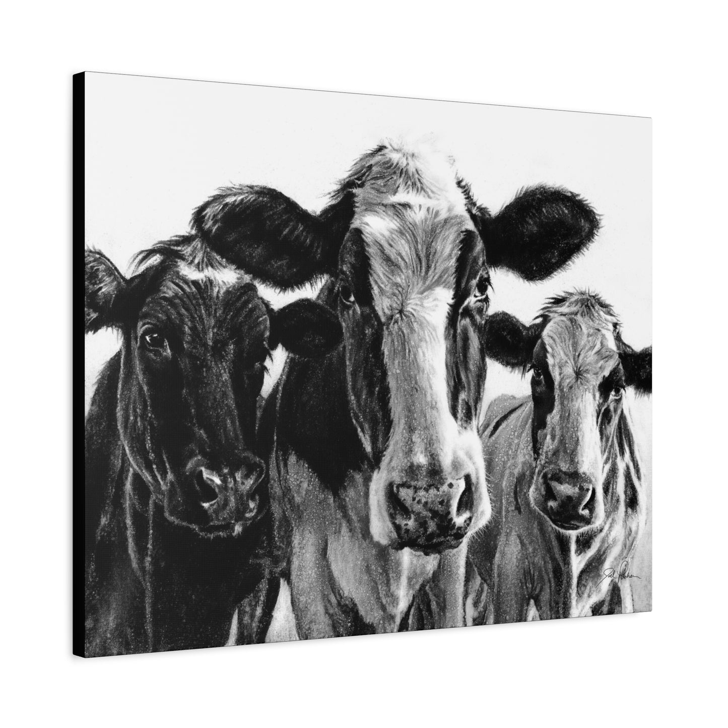 "Milk Maids" Stretched Canvas