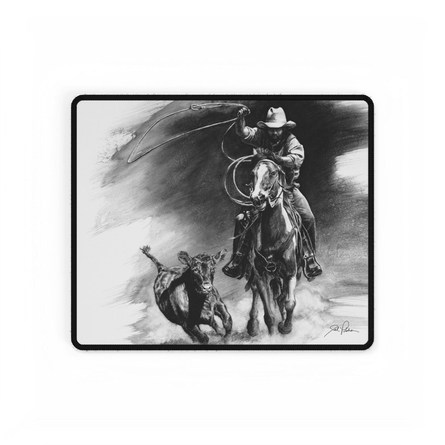 "Calf Roping" Mouse Pad