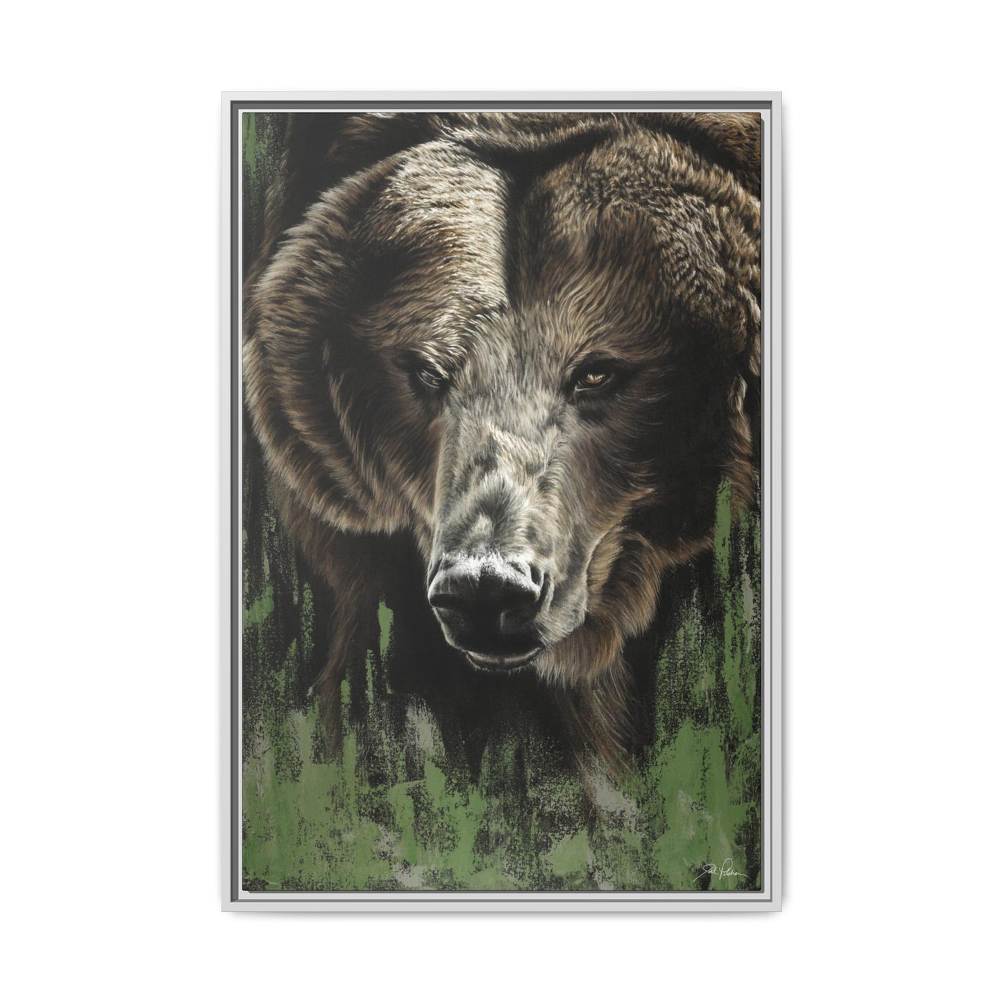 "Beast" Framed Canvas