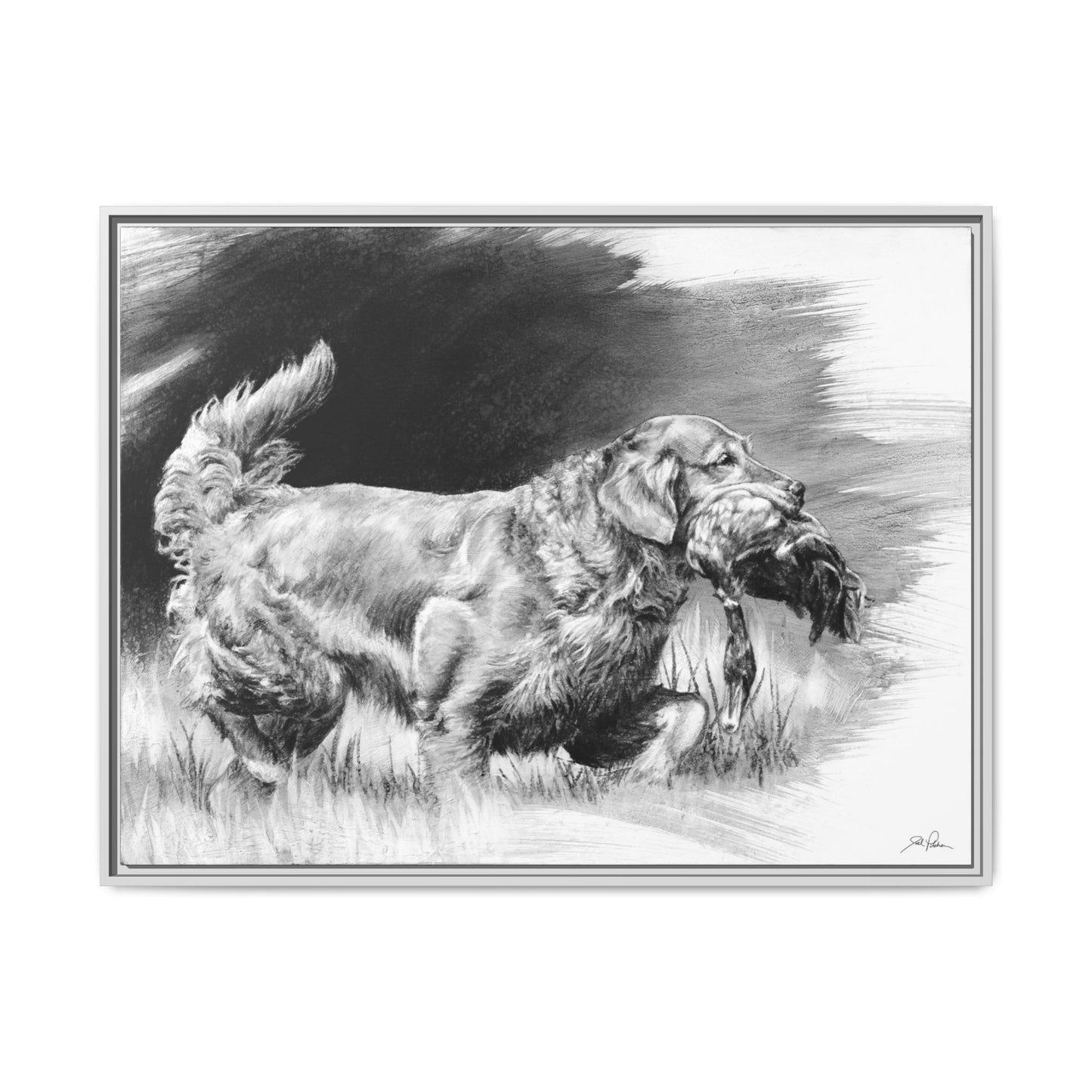 "Good Dog" Framed Canvas