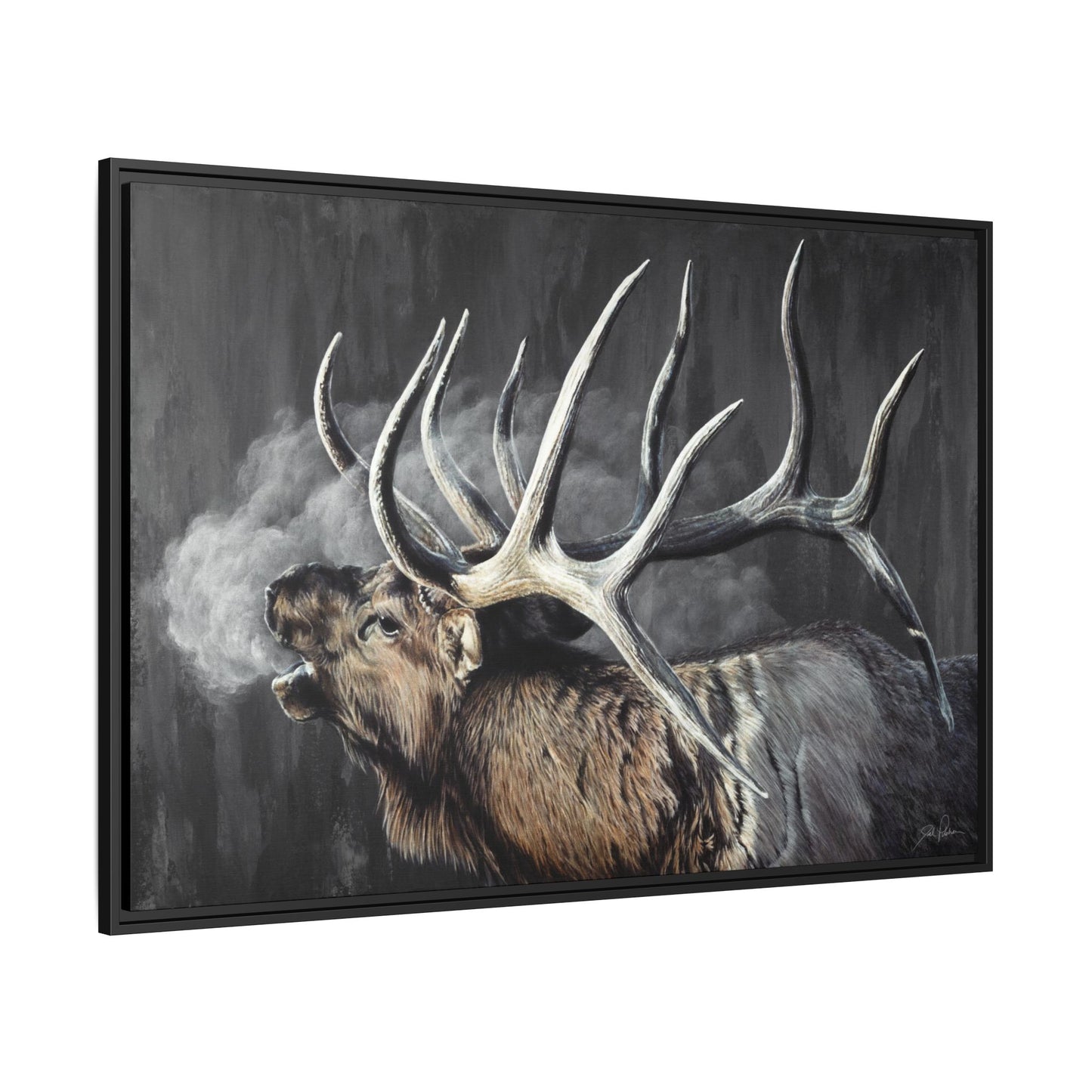 "Last Call" Framed Canvas