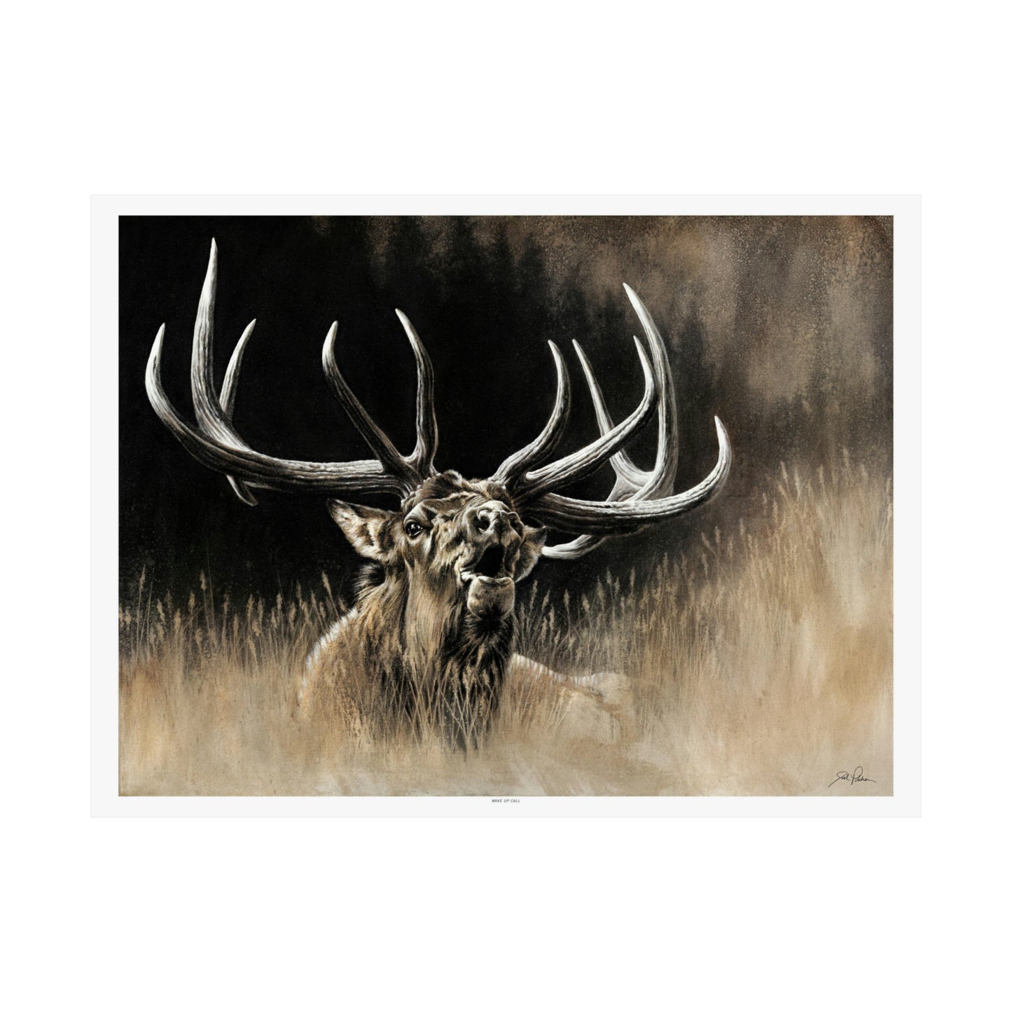 "Wake Up Call" Premium Matte Paper Print