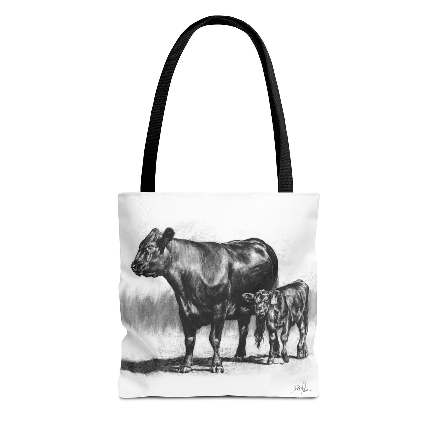 "Mama Cow & Calf" Tote Bag