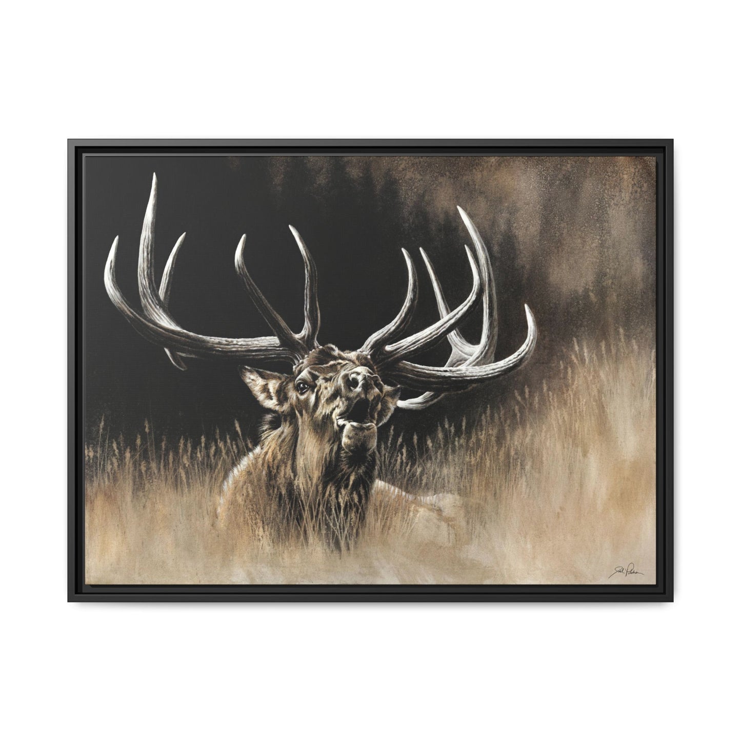 "Wake Up Call" Framed Canvas