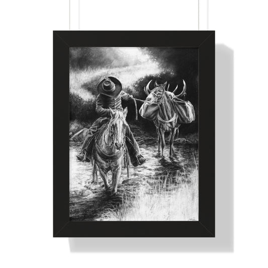 "Shallow Crossing" Framed Paper Print