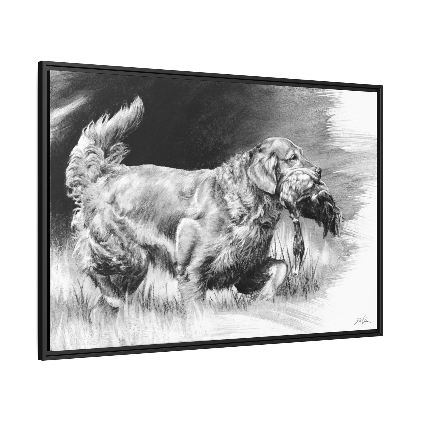 "Good Dog" Framed Canvas