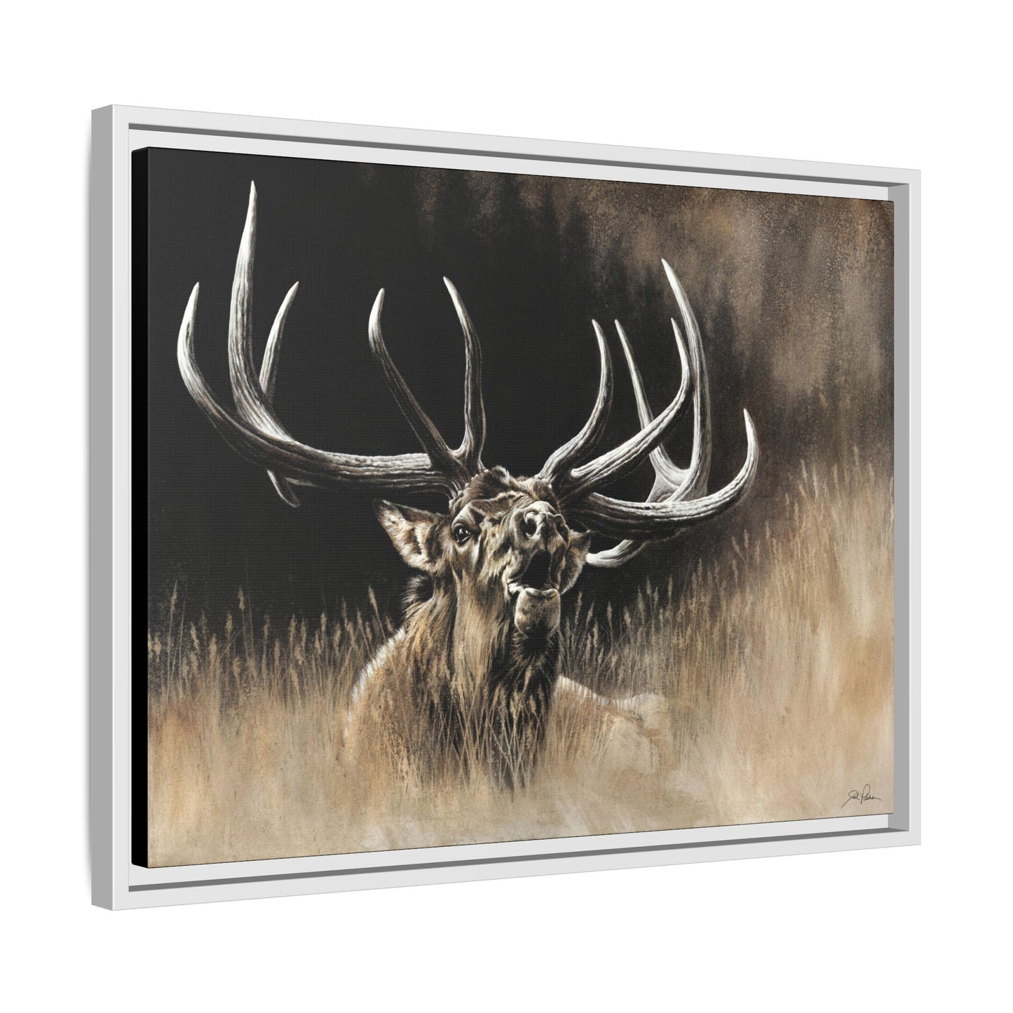 "Wake Up Call" Framed Canvas