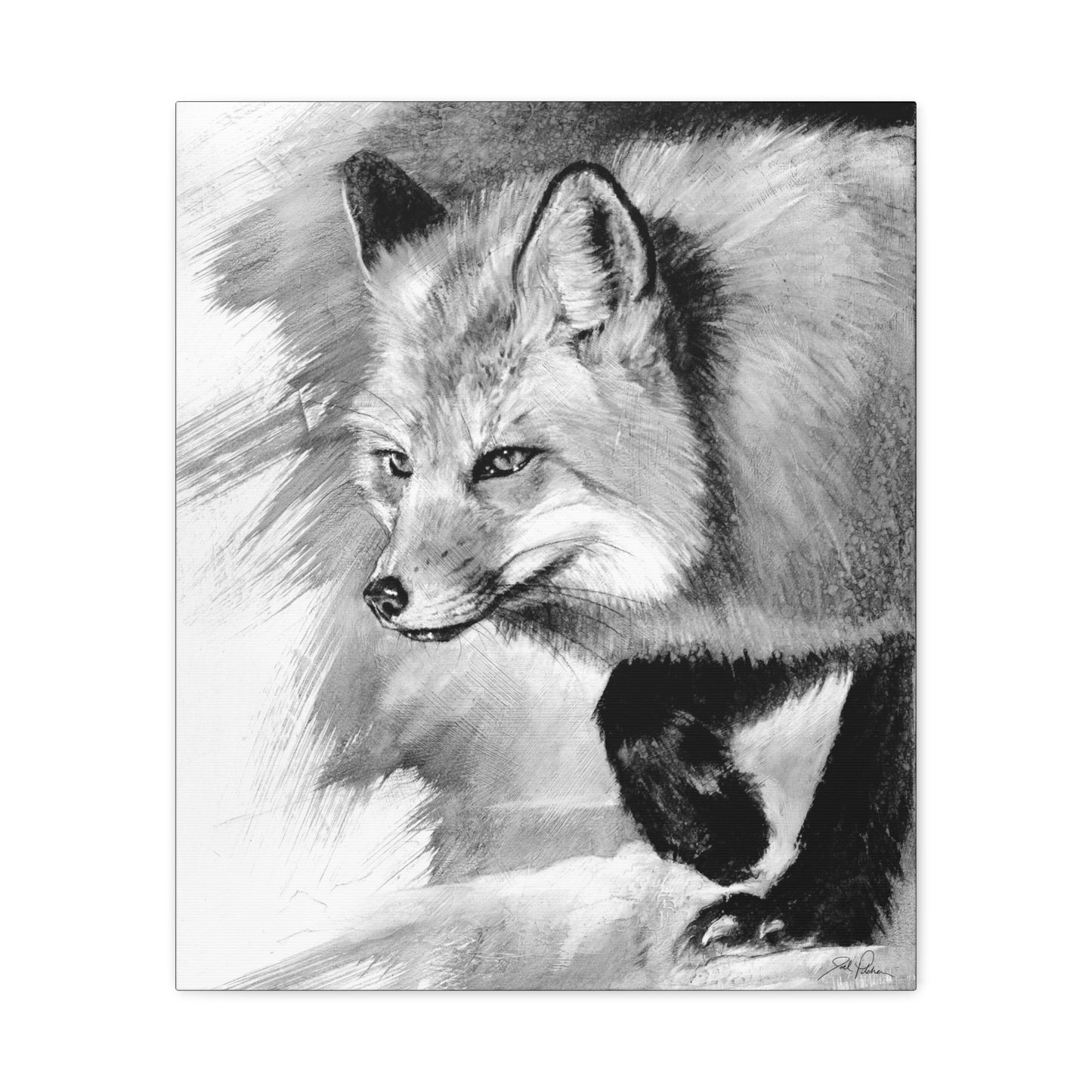 "Fox" Stretched Canvas