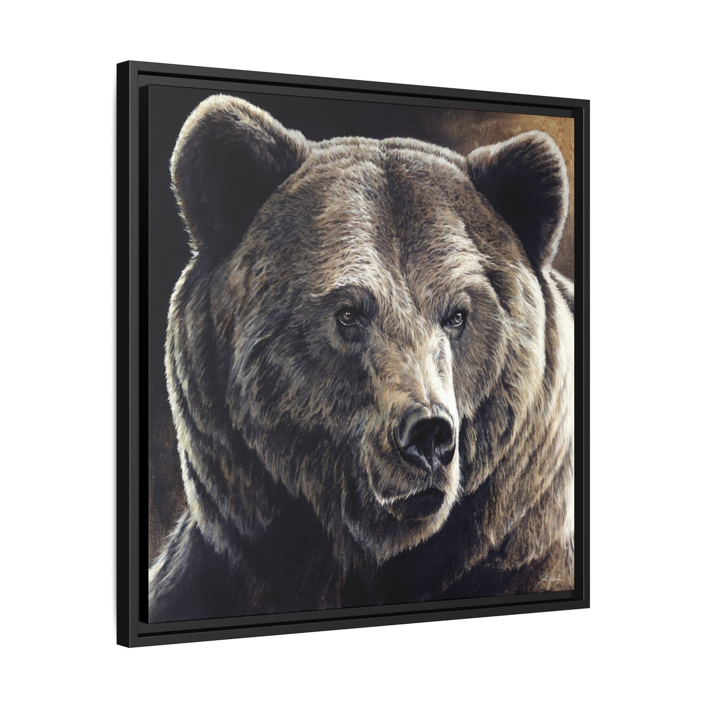 "Kodiak" Framed Canvas