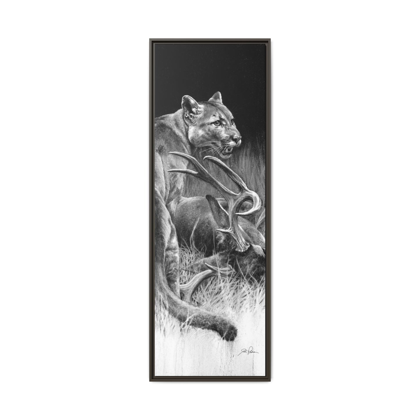 "Food Chain" Framed Canvas