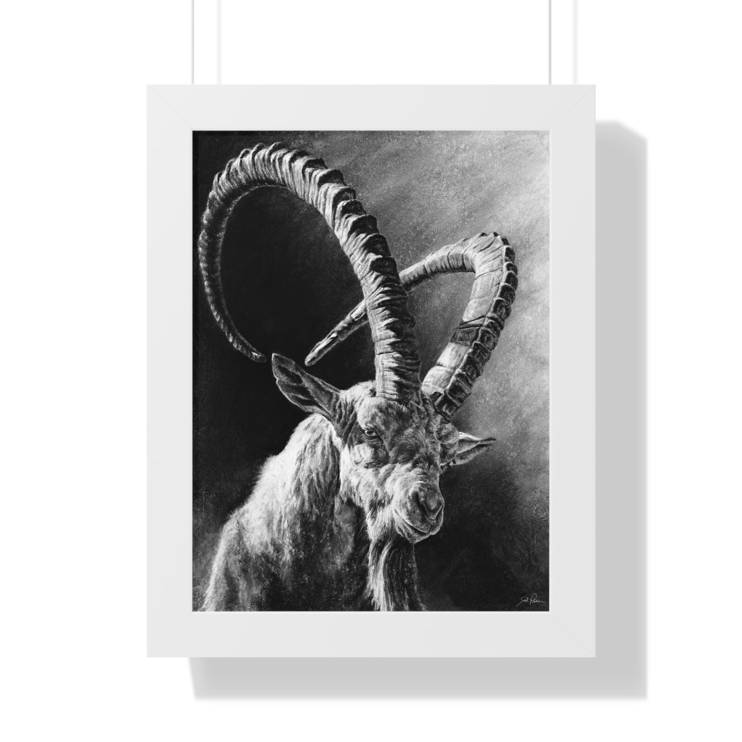 "Ibex" Framed Paper Print