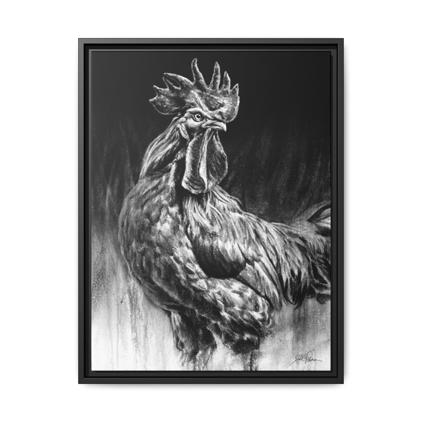 "Yard Boss" Framed Canvas