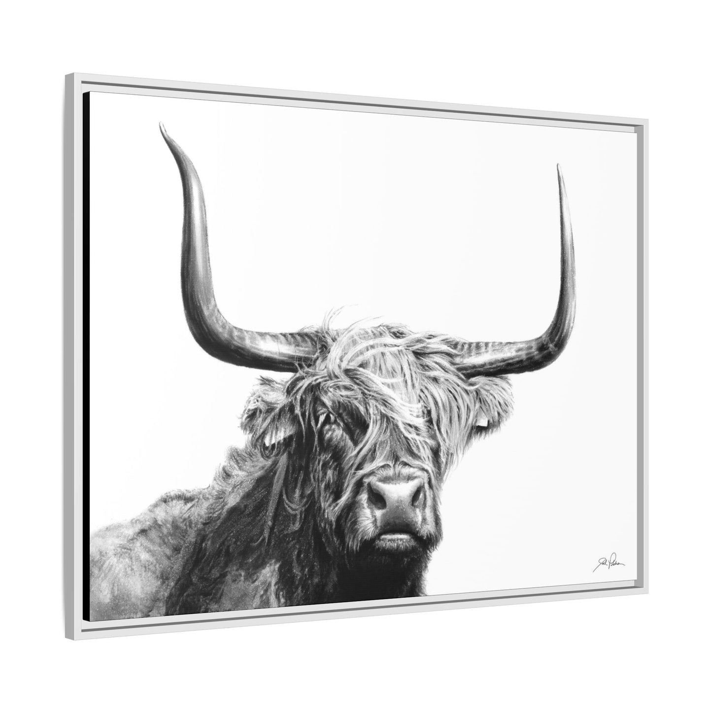 "Highlander" Framed Canvas