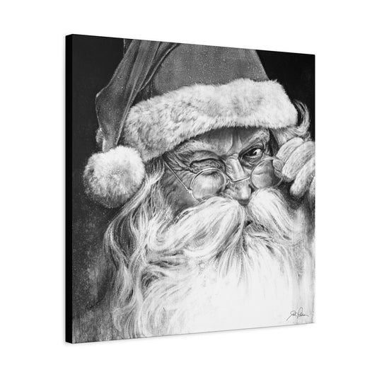 "Ol' Saint Nick" Stretched Canvas