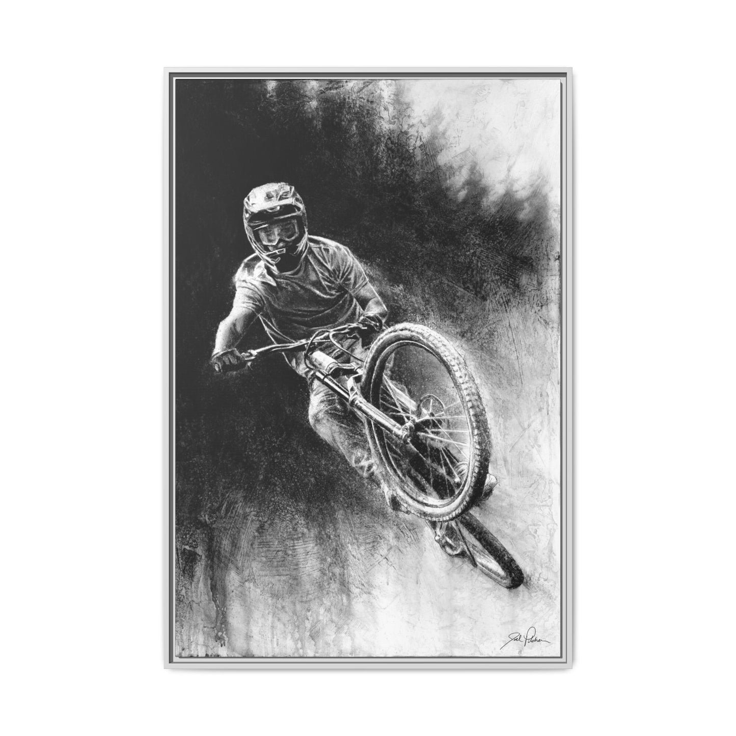 "Mountain Air" Framed Canvas