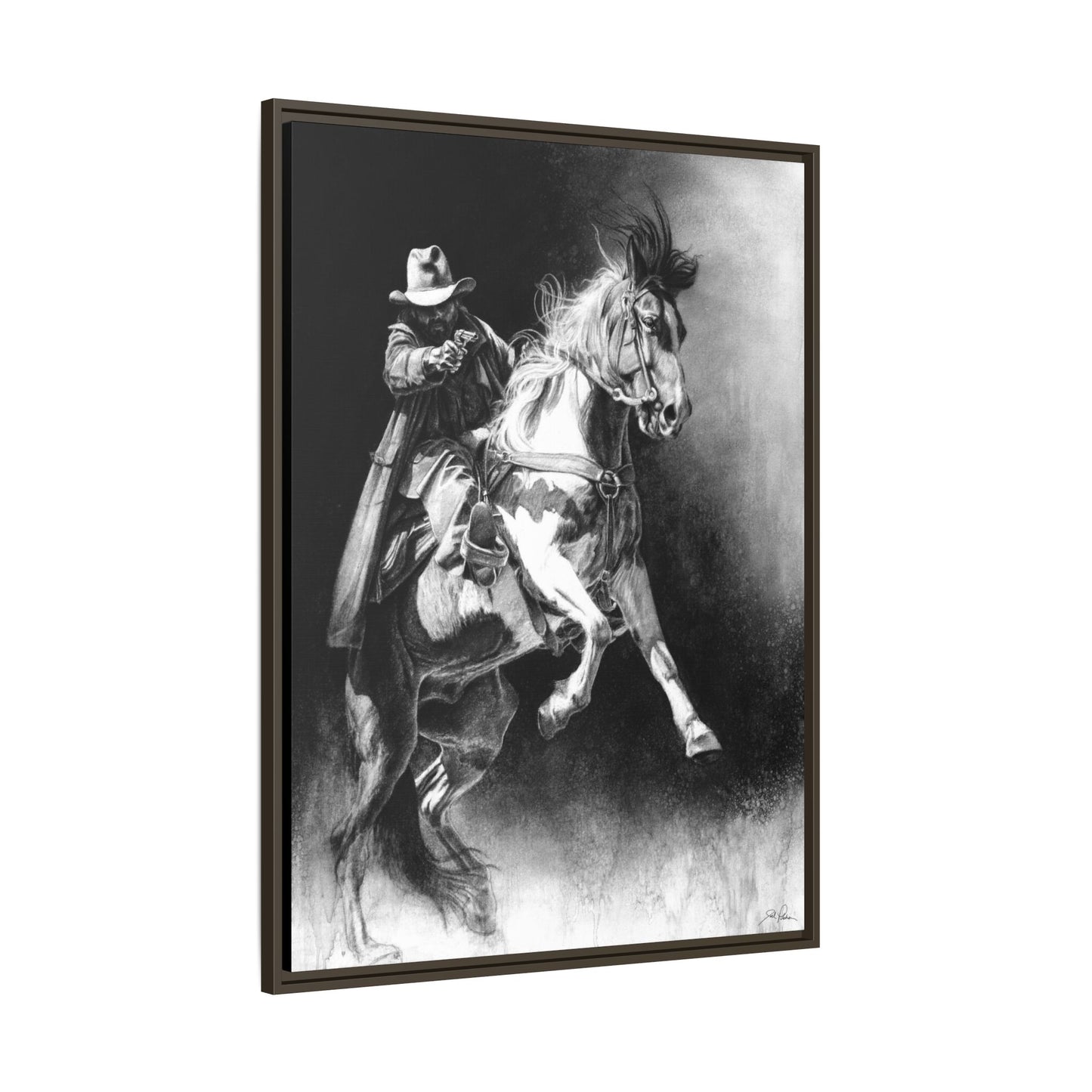 "Rough Rider" Framed Canvas