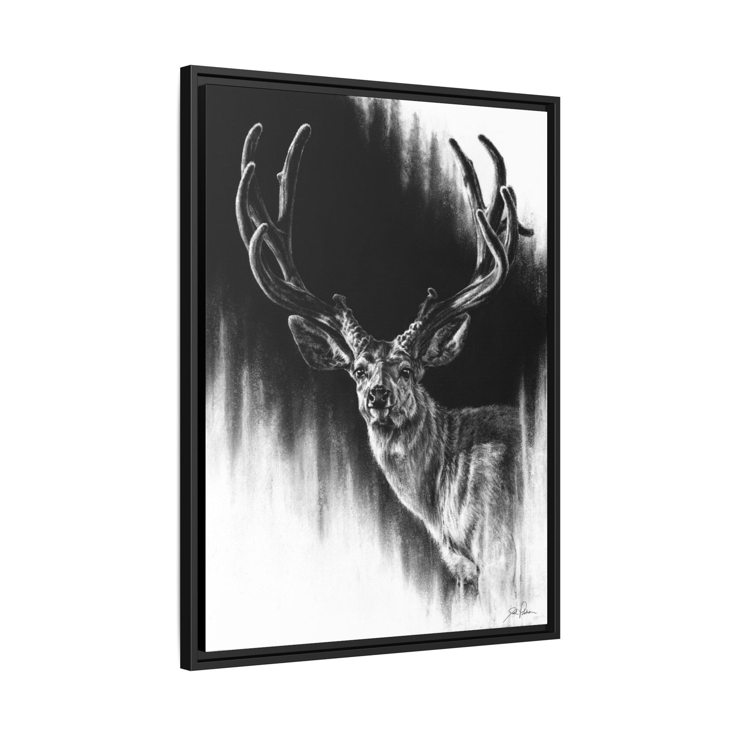 "Summer Swag" Framed Canvas