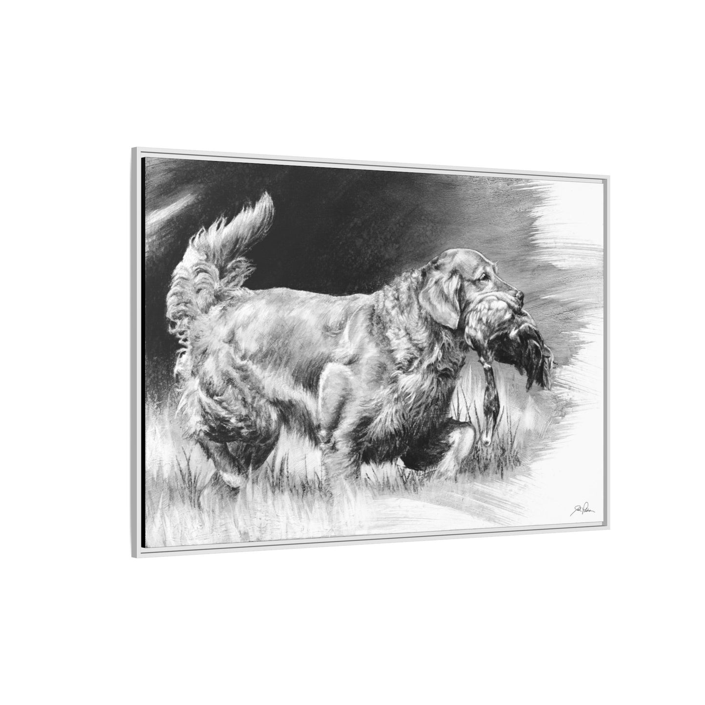 "Good Dog" Framed Canvas