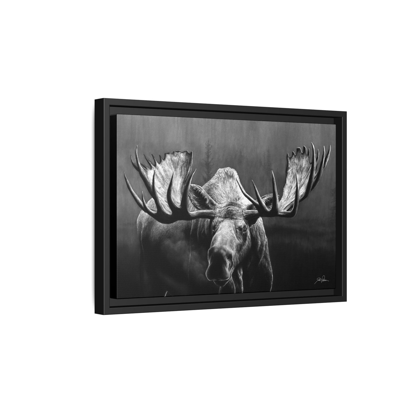 "Wide Load" Framed Canvas
