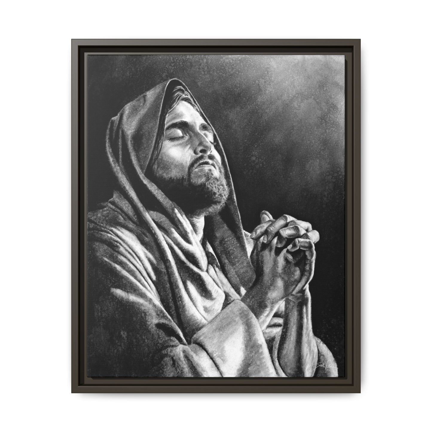"Thy Will Be Done" Framed Canvas