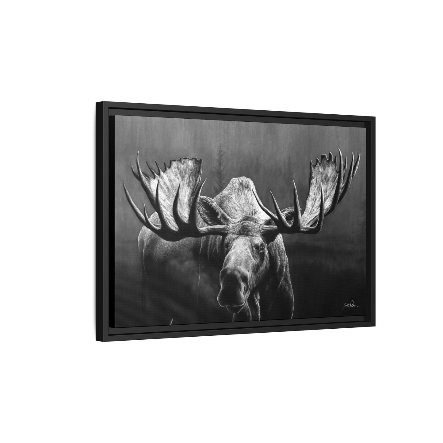 "Wide Load" Framed Canvas