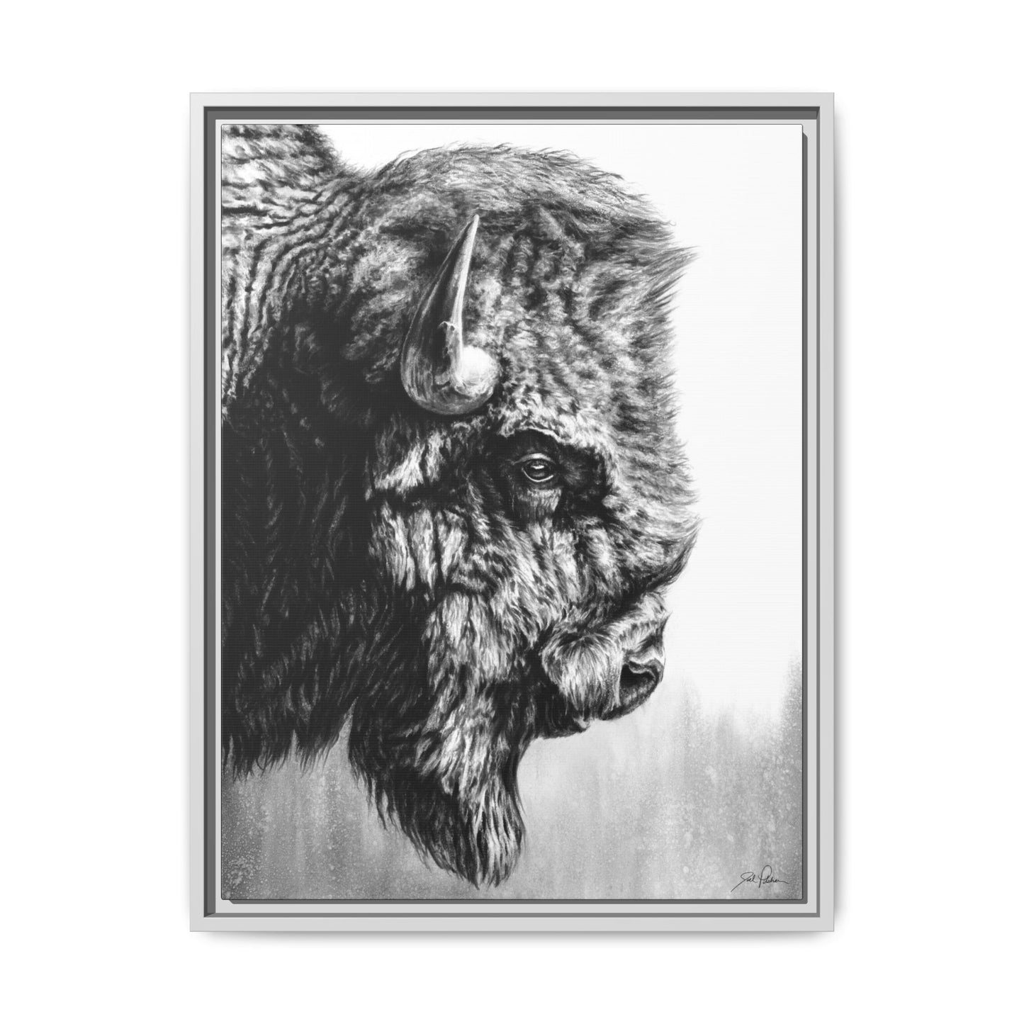 "Headstrong" Framed Canvas