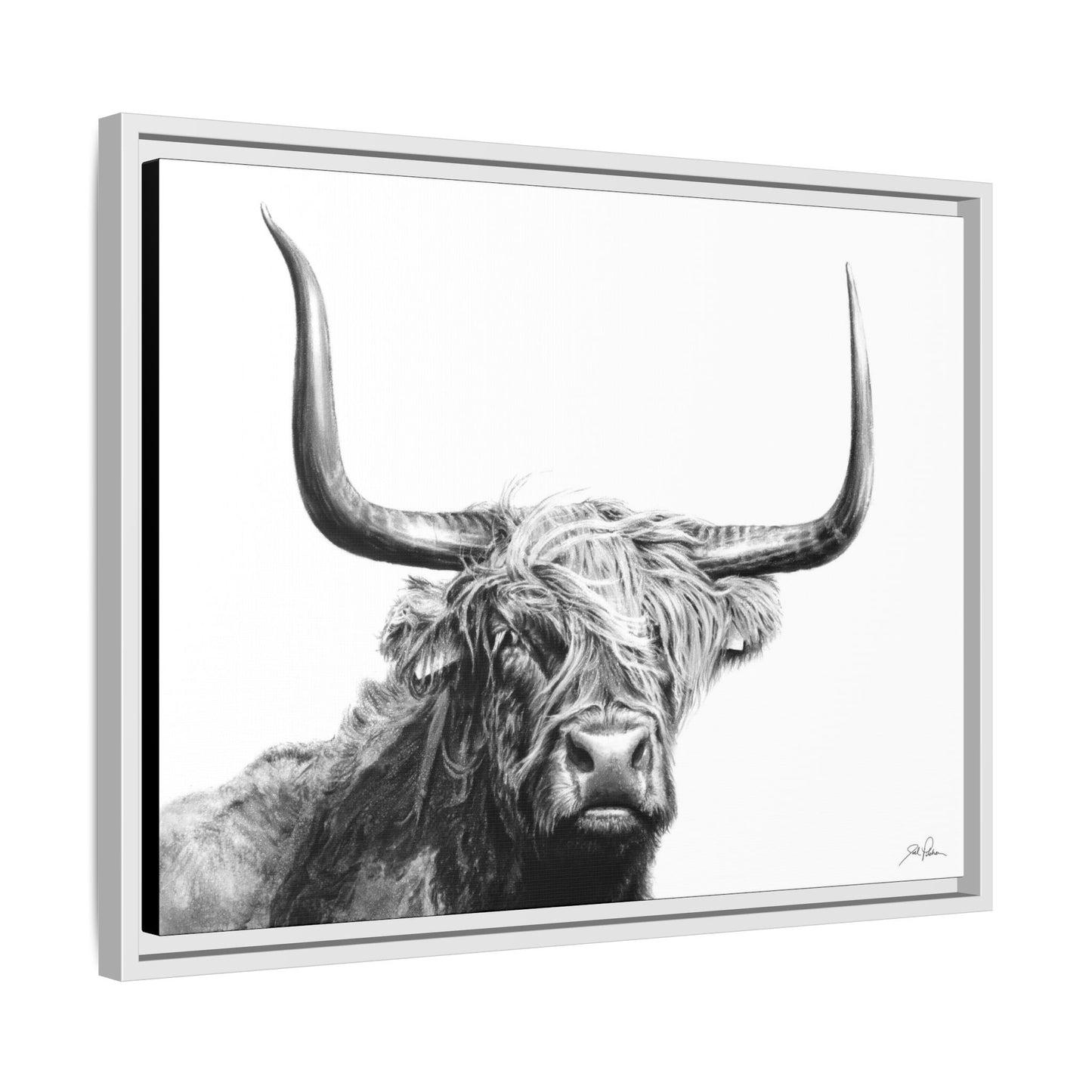 "Highlander" Framed Canvas