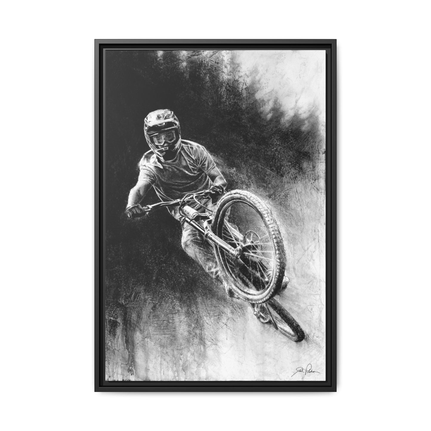 "Mountain Air" Framed Canvas