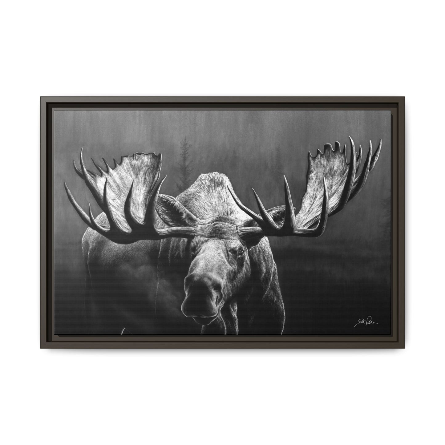 "Wide Load" Framed Canvas
