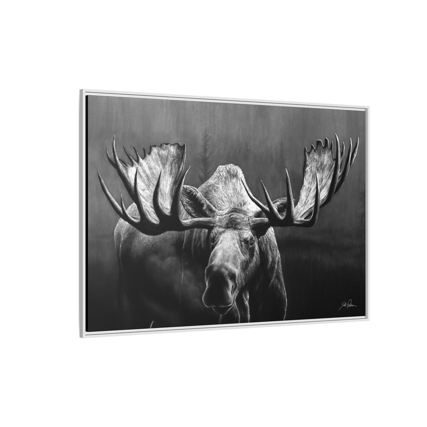 "Wide Load" Framed Canvas