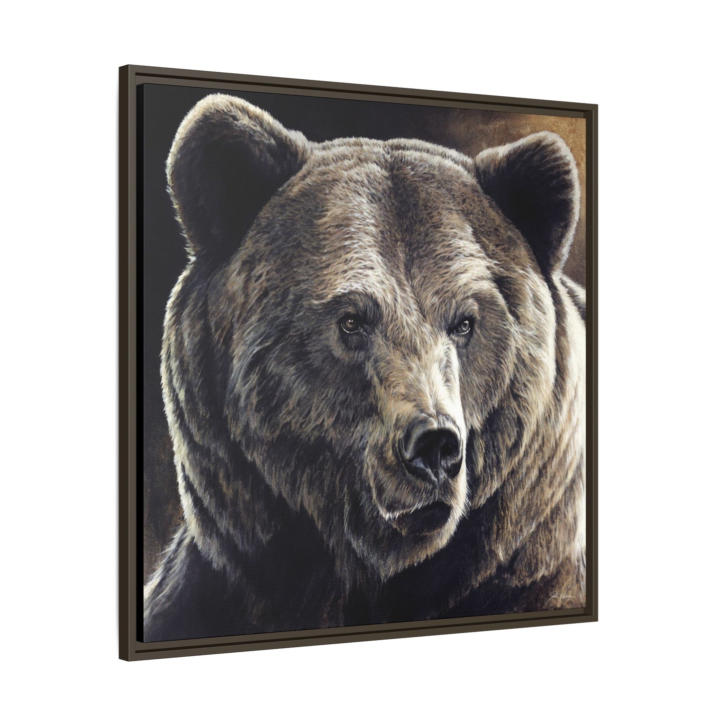 "Kodiak" Framed Canvas